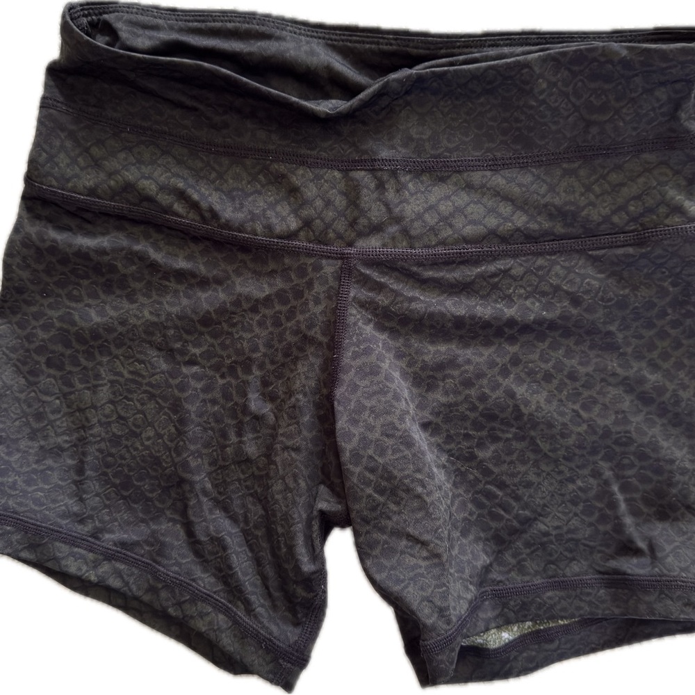 High-Waist Black Women’s Active Shorts
